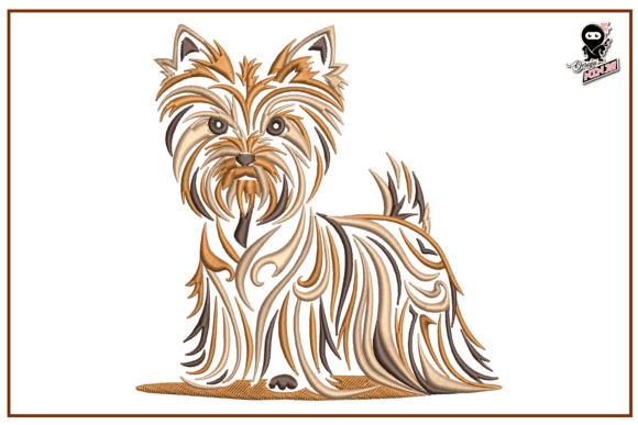 Chihuahua Dog Embroidery Design
