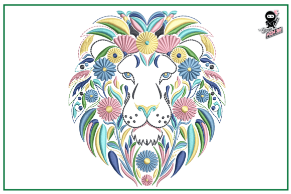 Floral Lion